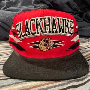 Chicago Blackhawks NHL Vintage Mitchell & Ness Adjustable Snapback Hat